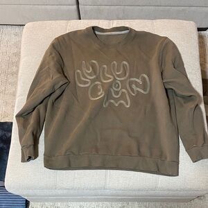 lululemon athletica Olive Crewneck Sweater